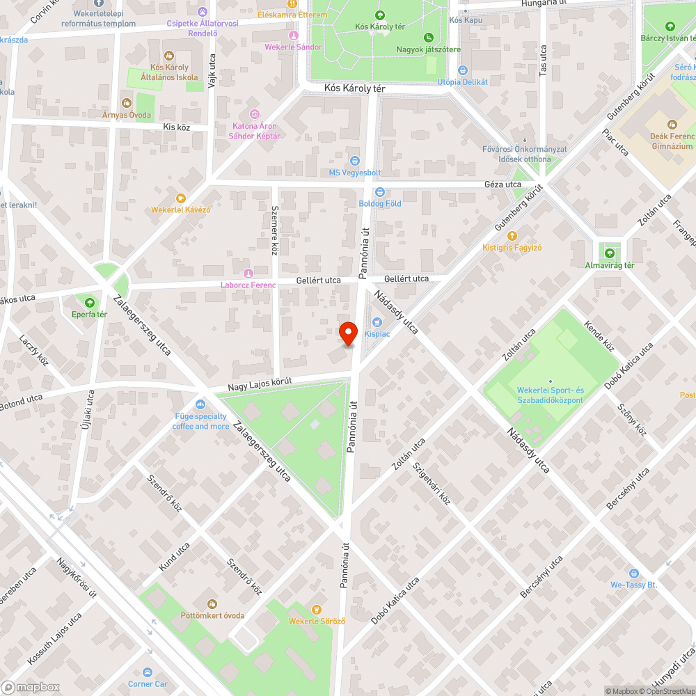 Elhagyott Mazda bejelentés helye