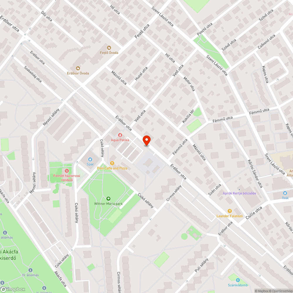 Nem világít bejelentés helye