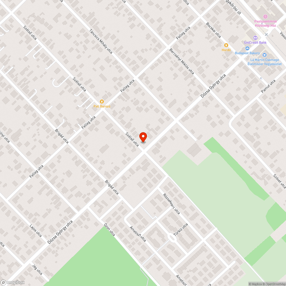 Tükör bejelentés helye