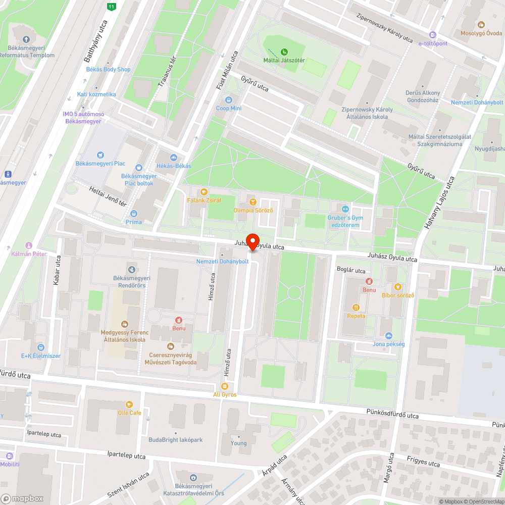 Graffitis utcanévtábla bejelentés helye