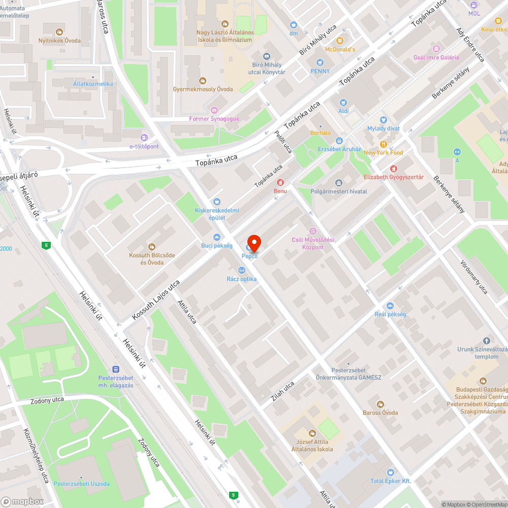 Fém fedlap körül kátyú bejelentés helye