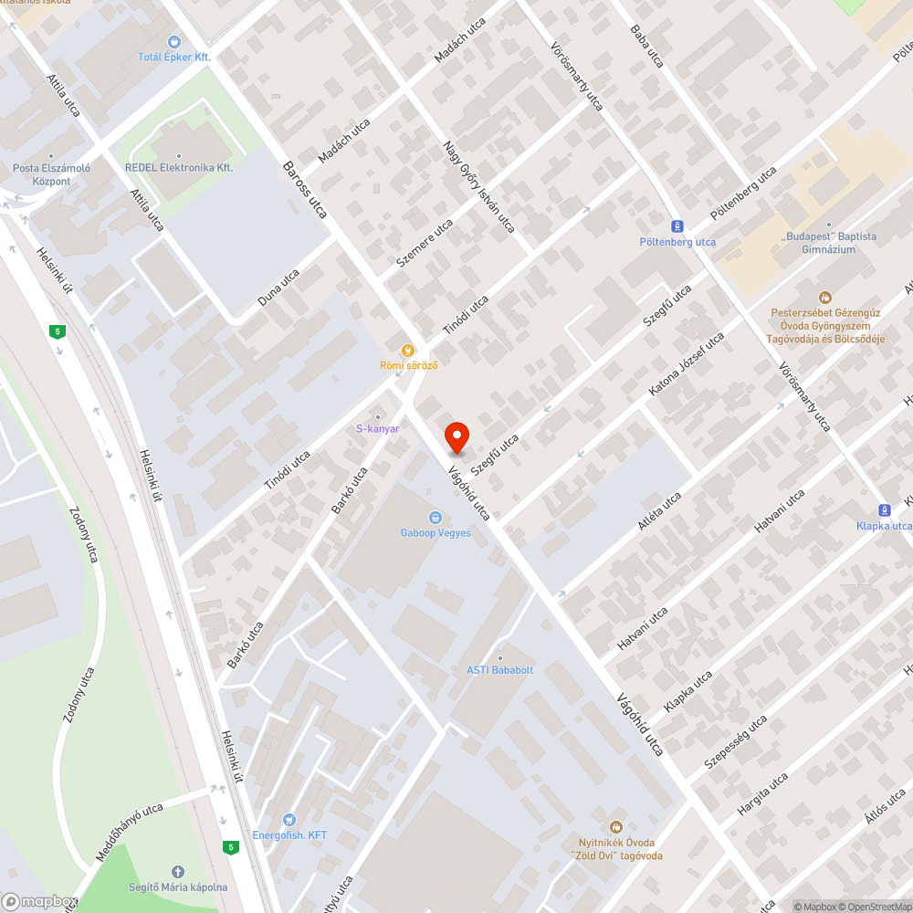 Elfogyott fedlappár bejelentés helye