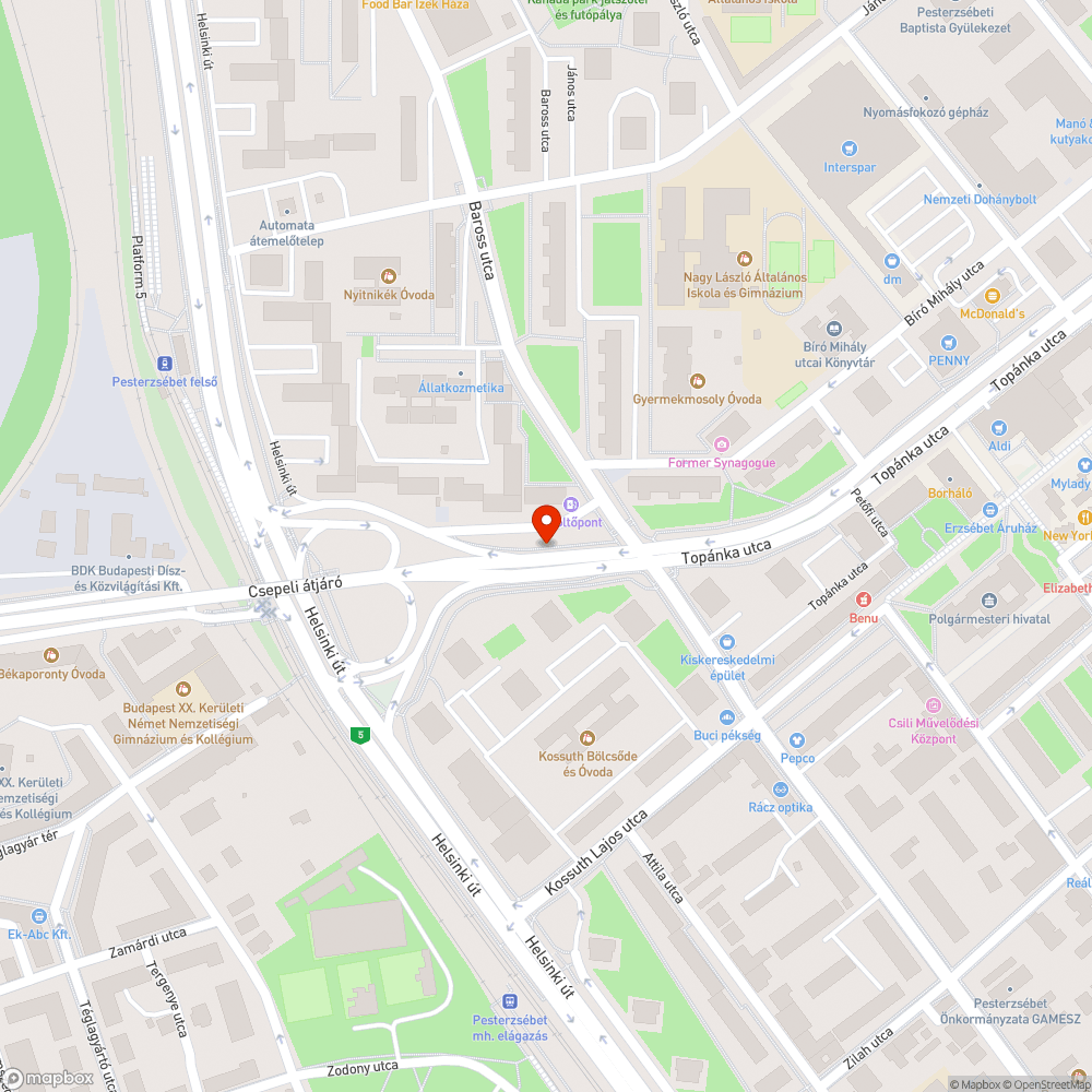 Eltömődött lefolyó bejelentés helye