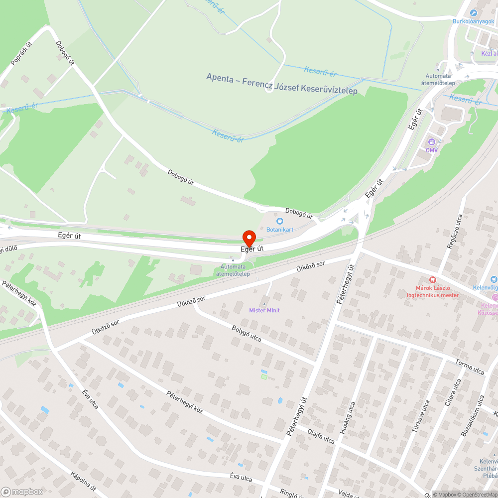 Megdőlt és kopott tábla bejelentés helye