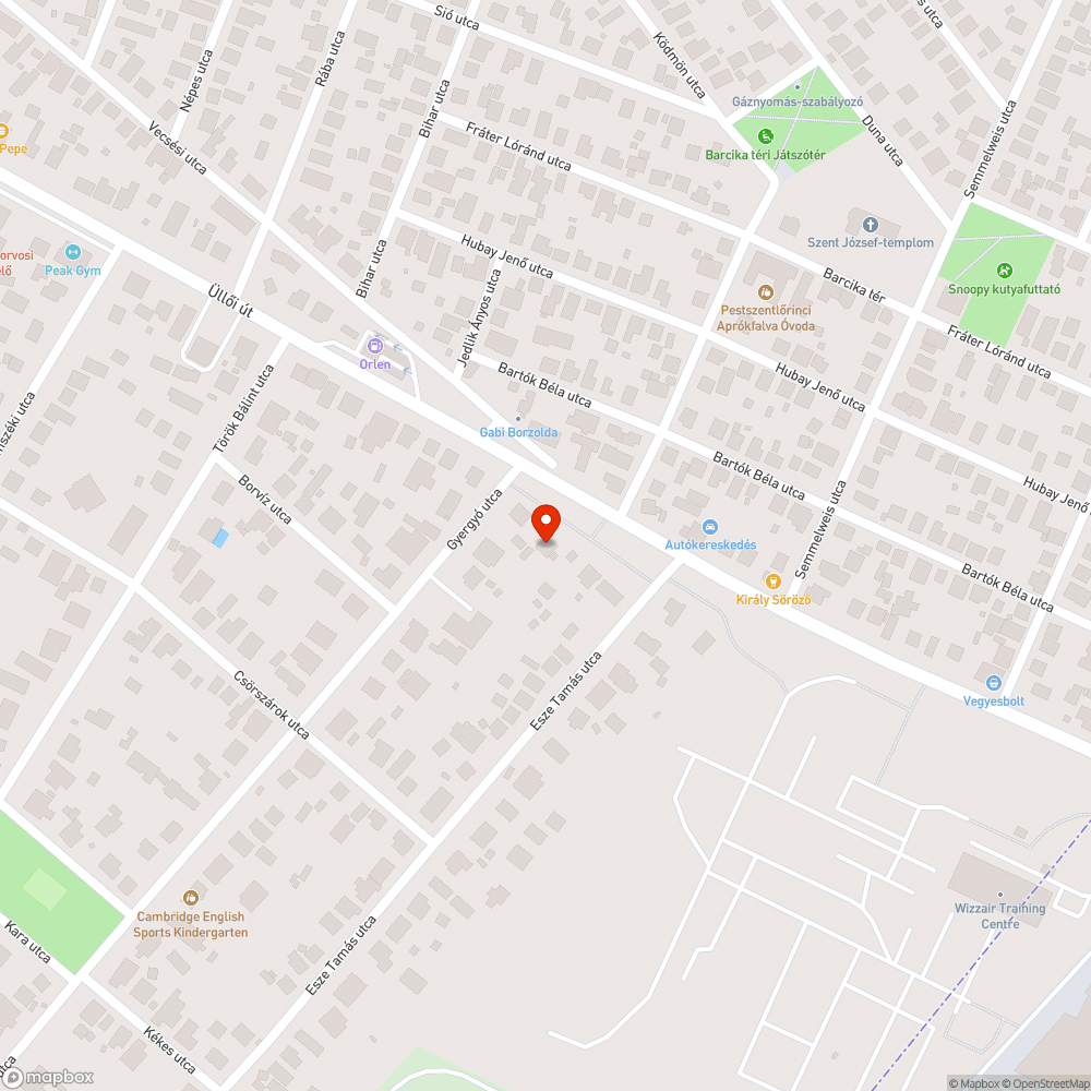 Hiányos fedlap bejelentés helye