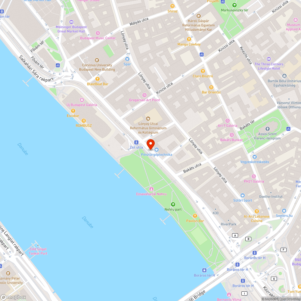 Homofób graffiti bejelentés helye