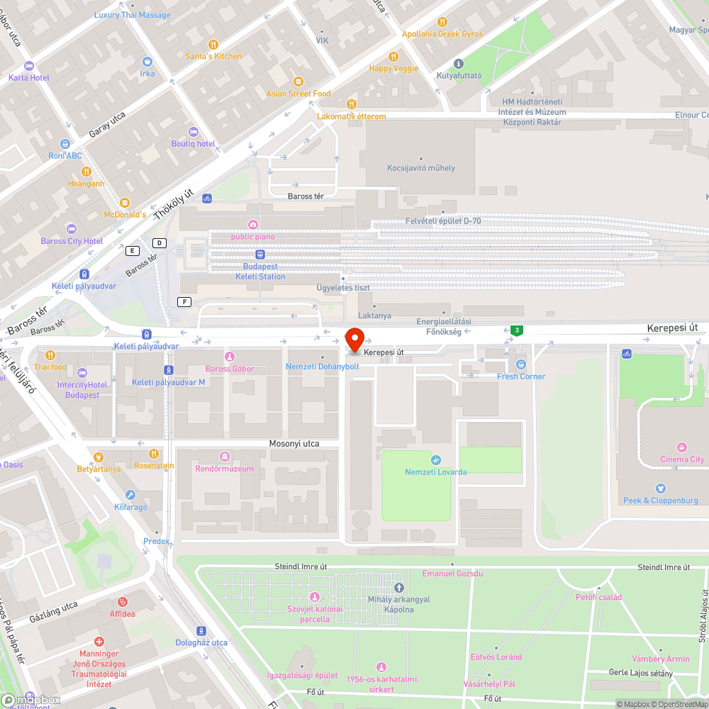 Letört fa/bokor bejelentés helye