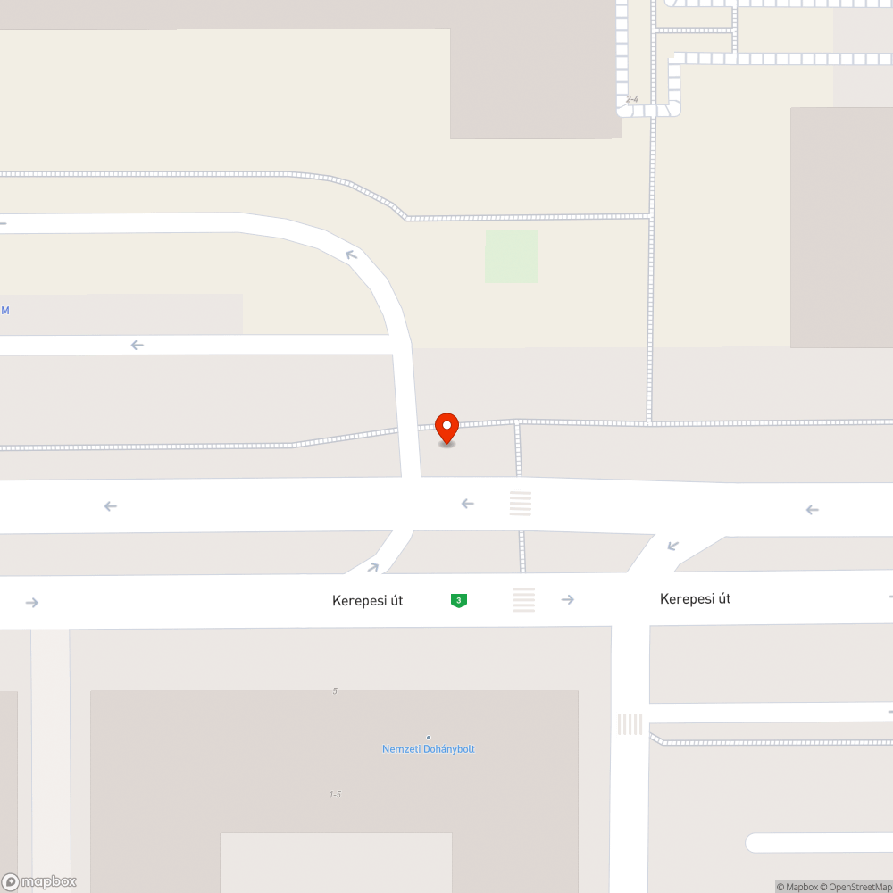 Közlekedési tábla bejelentés helye