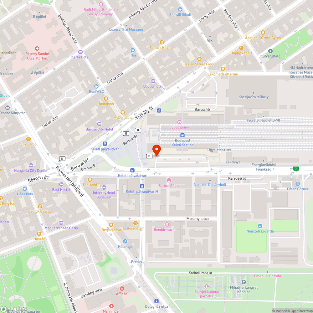 Elhajolt parkolásgátló rúd bejelentés helye