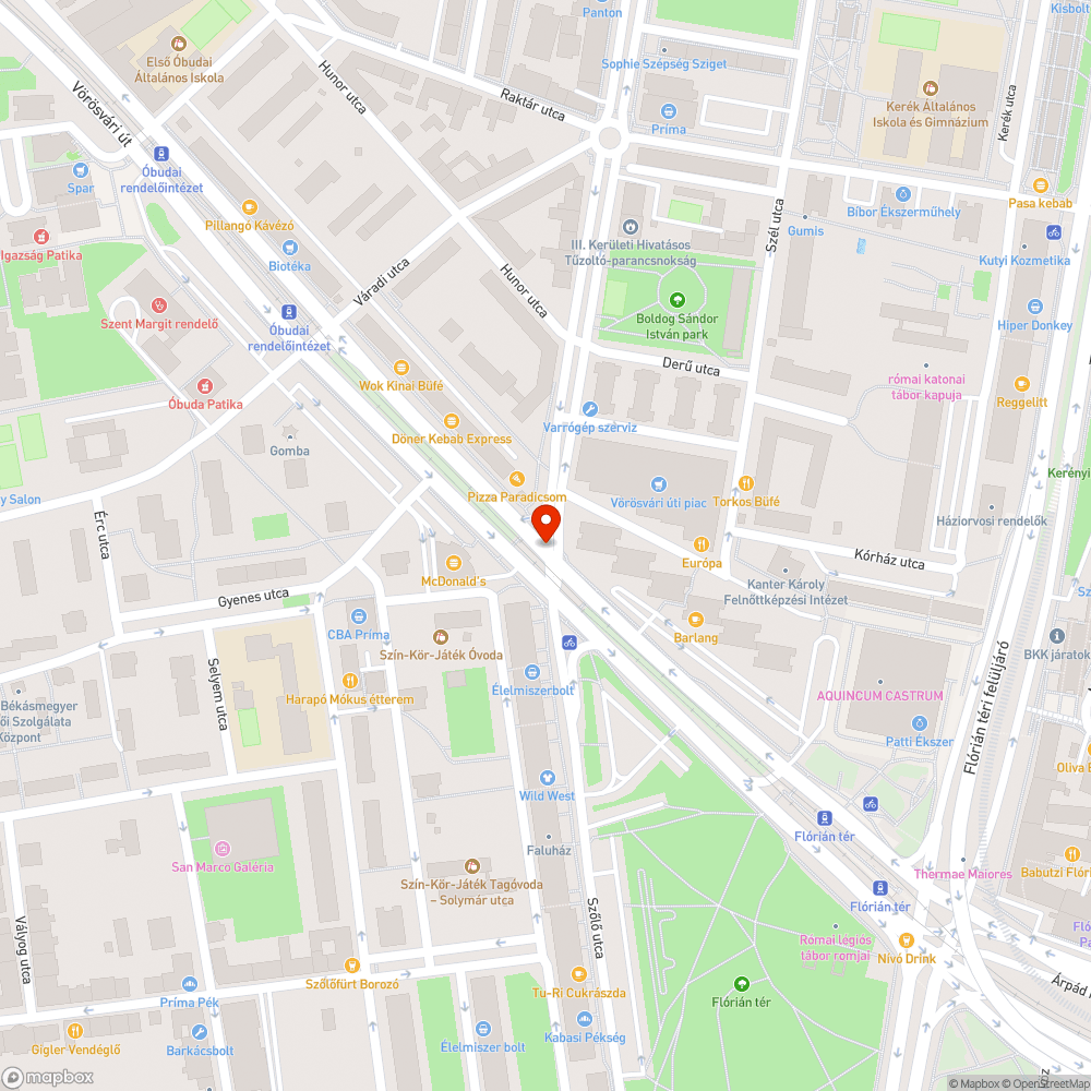 Szintbeli eltérés bejelentés helye