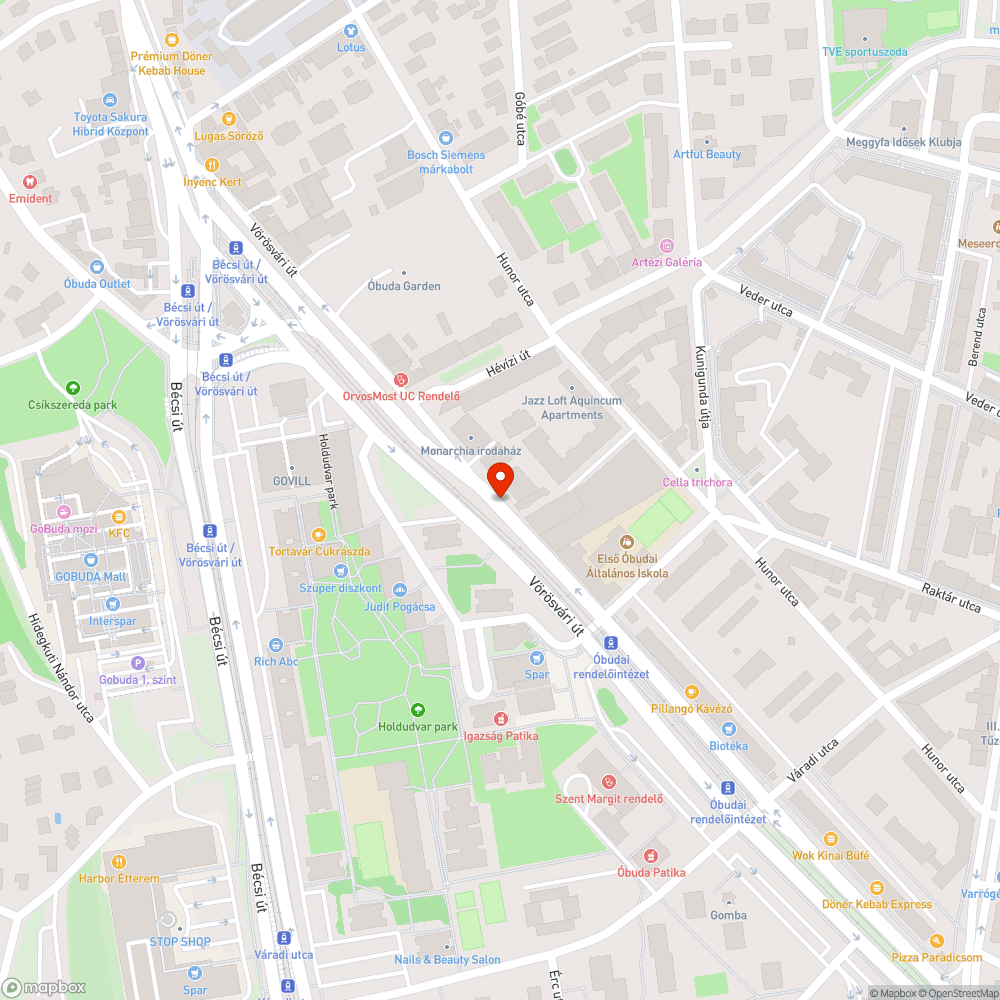 Kátyús, repedezett útszakasz bejelentés helye