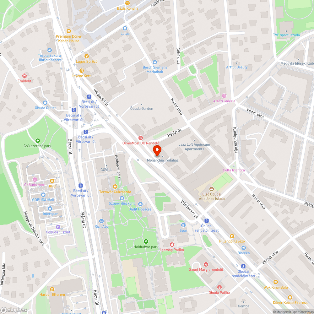 Üres fahely bejelentés helye