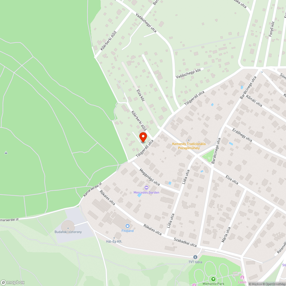 Zöldön parkolás bejelentés helye