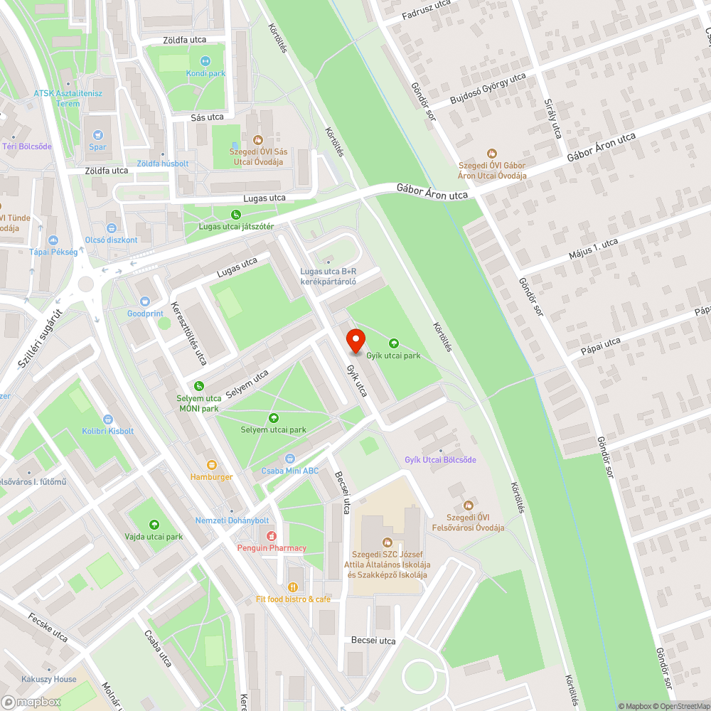 Autó bejelentés helye