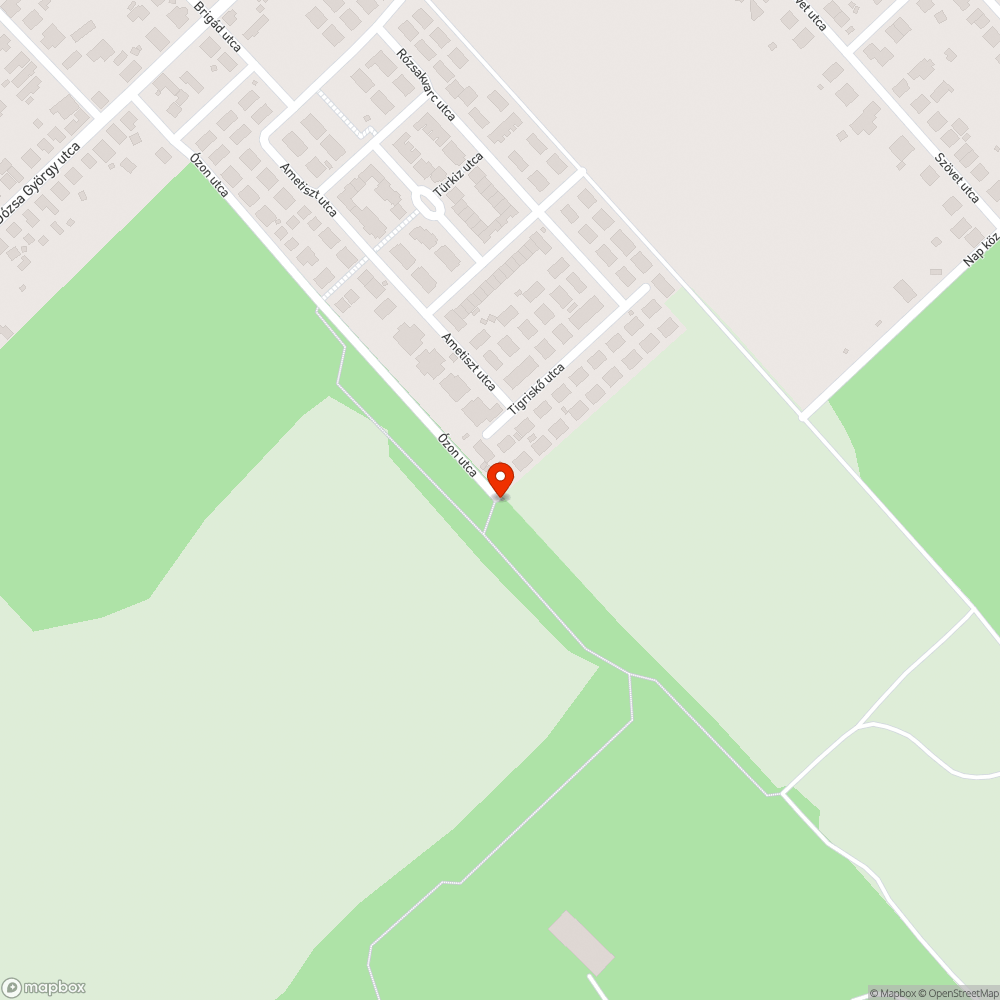 Szemét az erdőben bejelentés helye