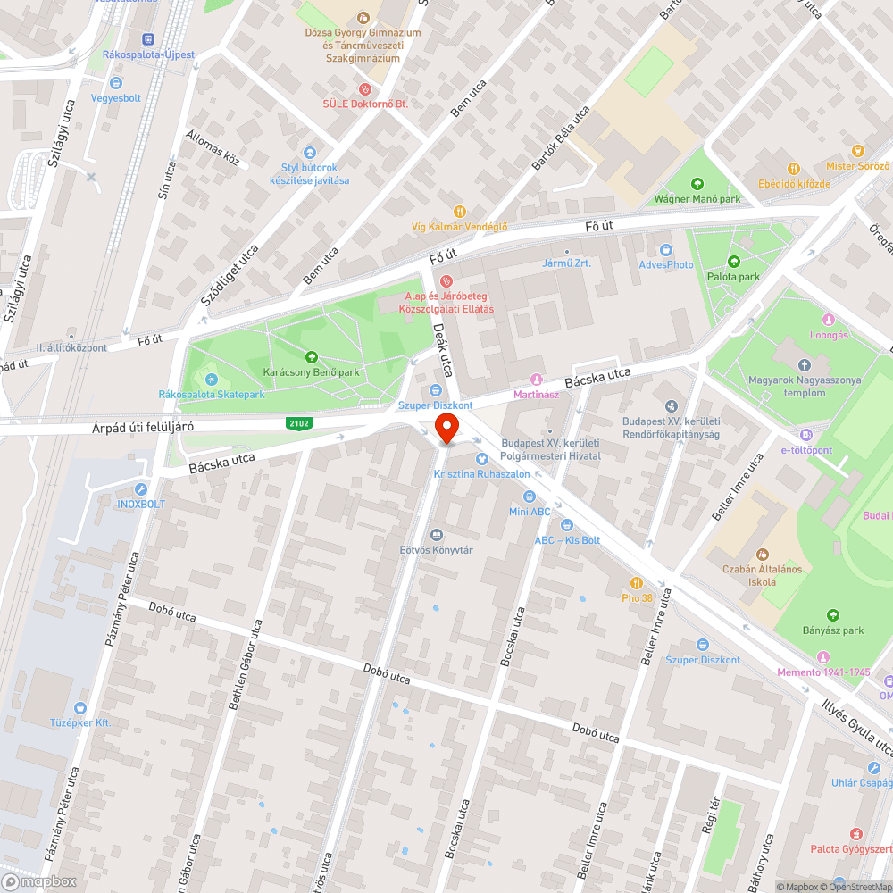 Járda aszfaltozásának elmaradása bejelentés helye