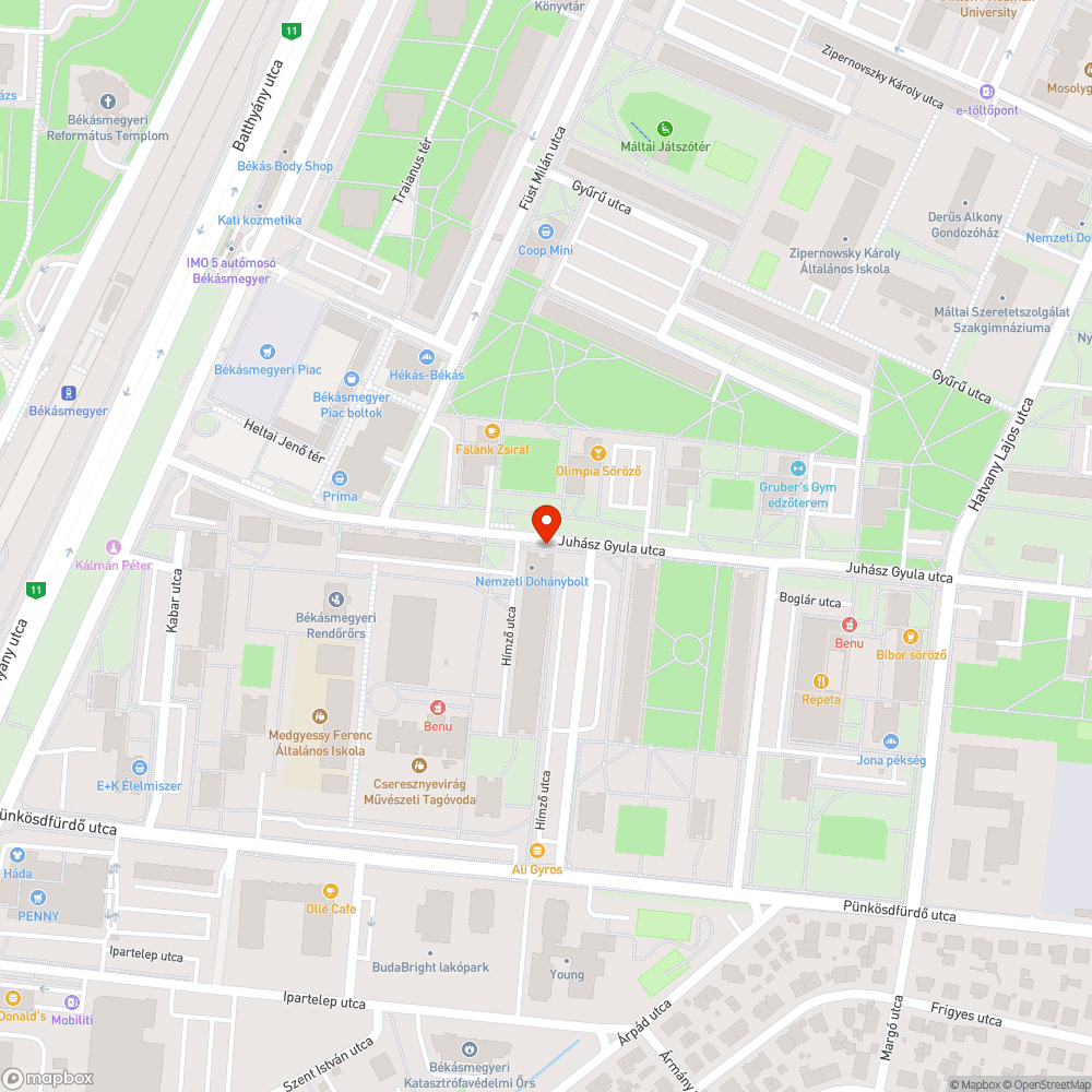 Graffitis fülke bejelentés helye