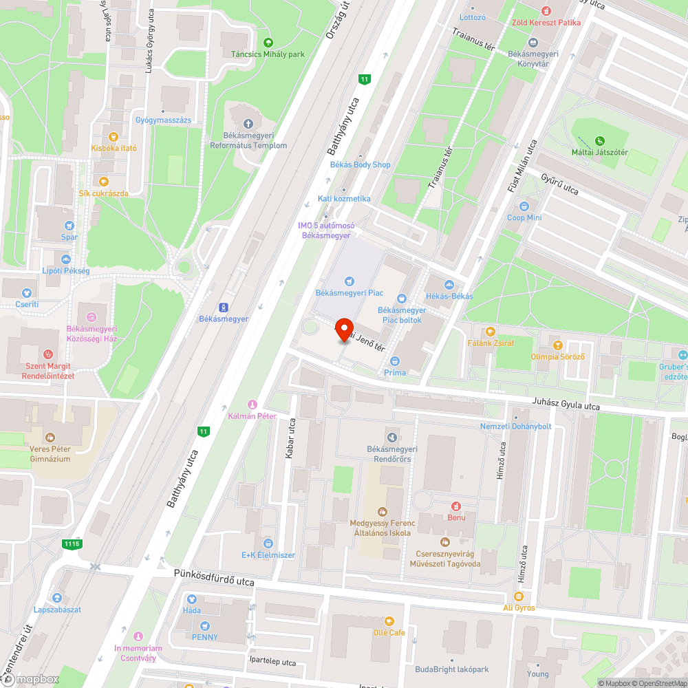 Újabb rongálás bejelentés helye