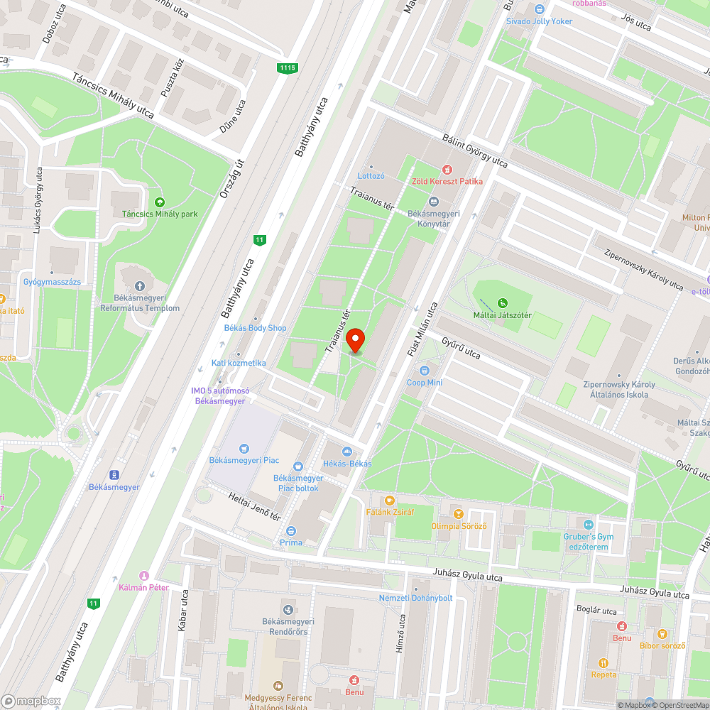 Kiégett a lámpa bejelentés helye