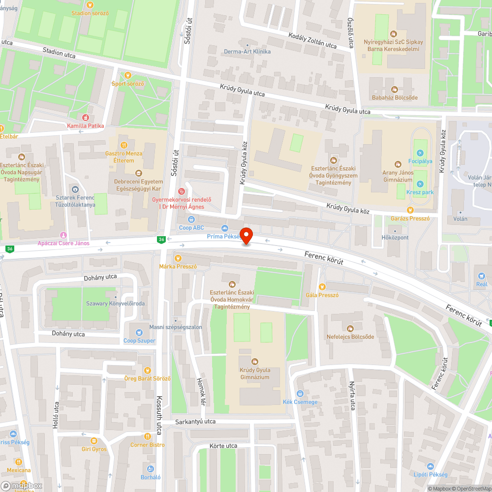 Kopott útburkolati jel bejelentés helye