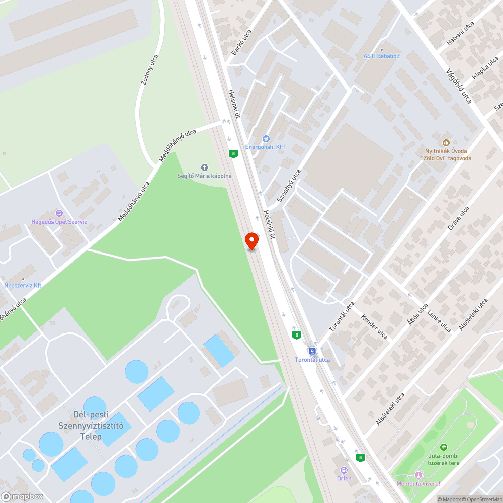 Óriásplakát maradvány bejelentés helye