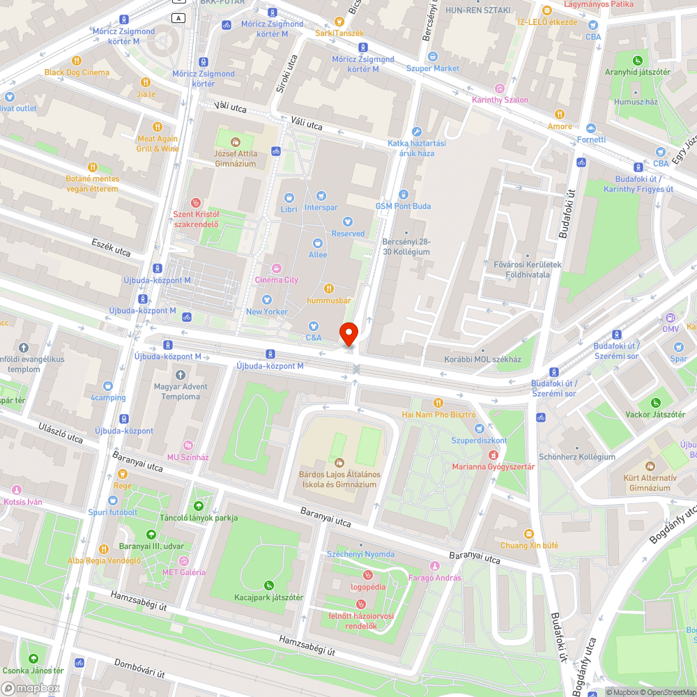 Trehány felújítás – taktilis jelek bejelentés helye