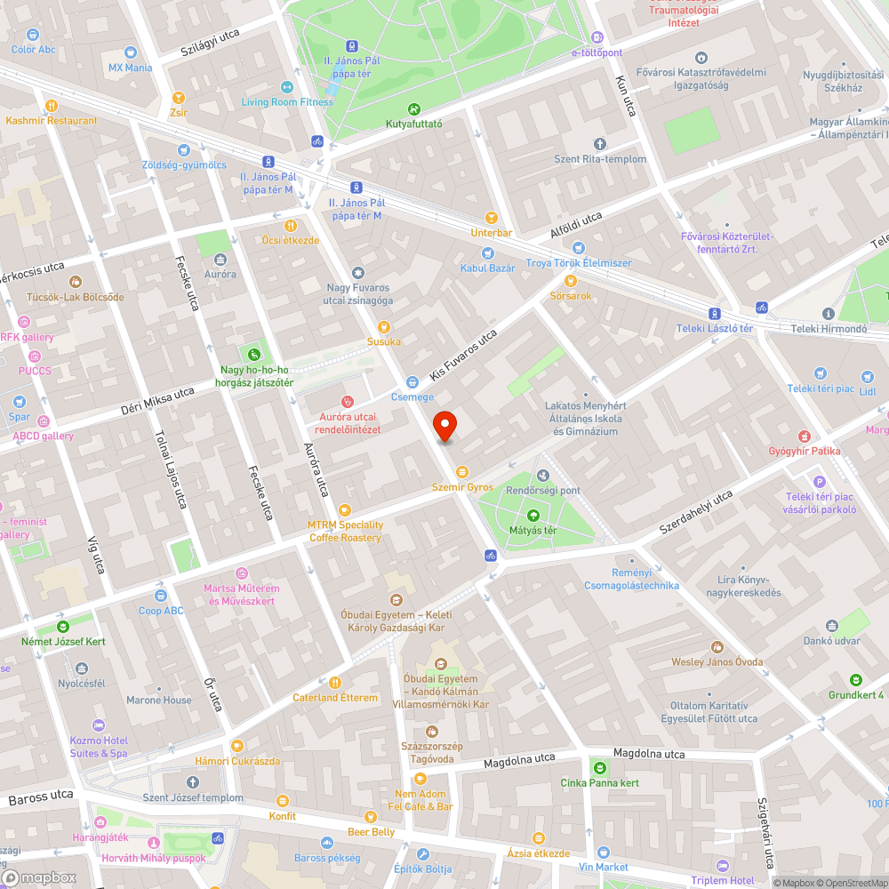 Elhagyott 307 bejelentés helye