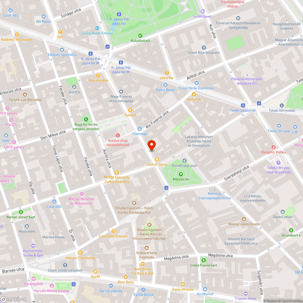 Elhagyott 206 bejelentés helye