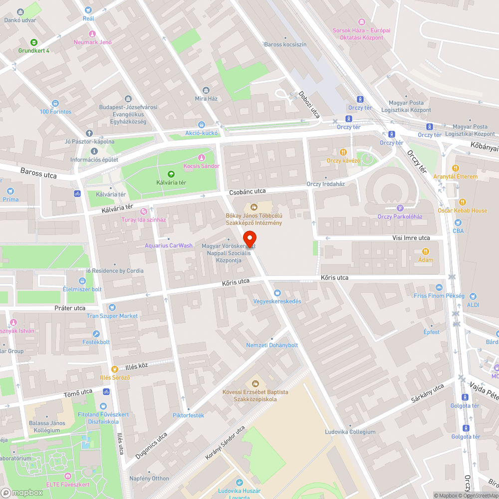 Elhagyott Punto bejelentés helye