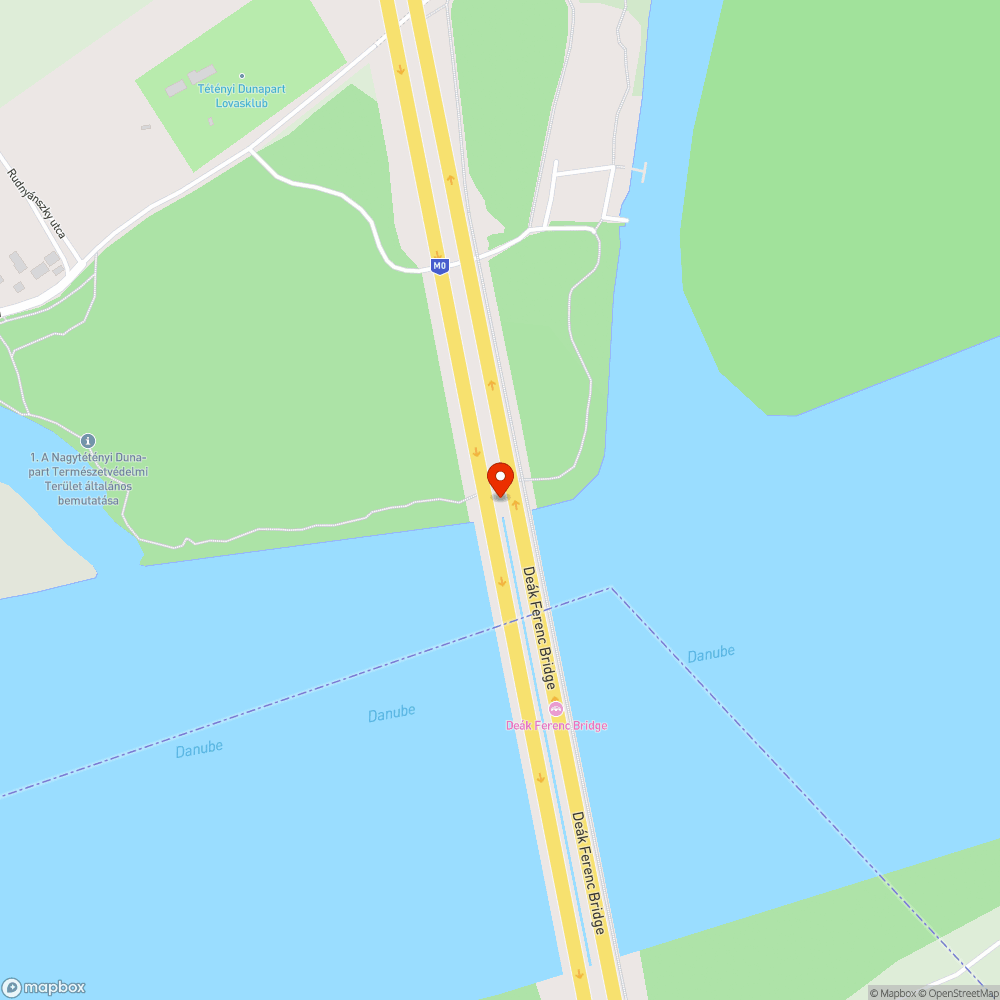 Kidőlt természetvédelmi területet jelző tábla bejelentés helye