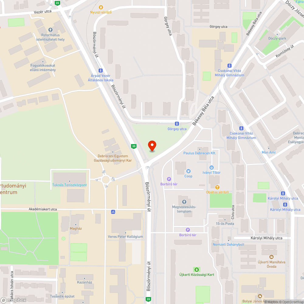 Nincs közvilágítás bejelentés helye