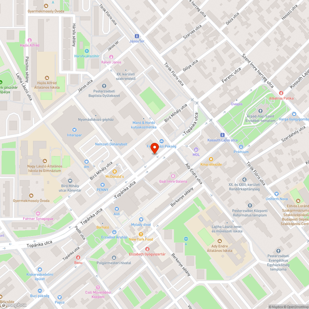 Firkás váró bejelentés helye