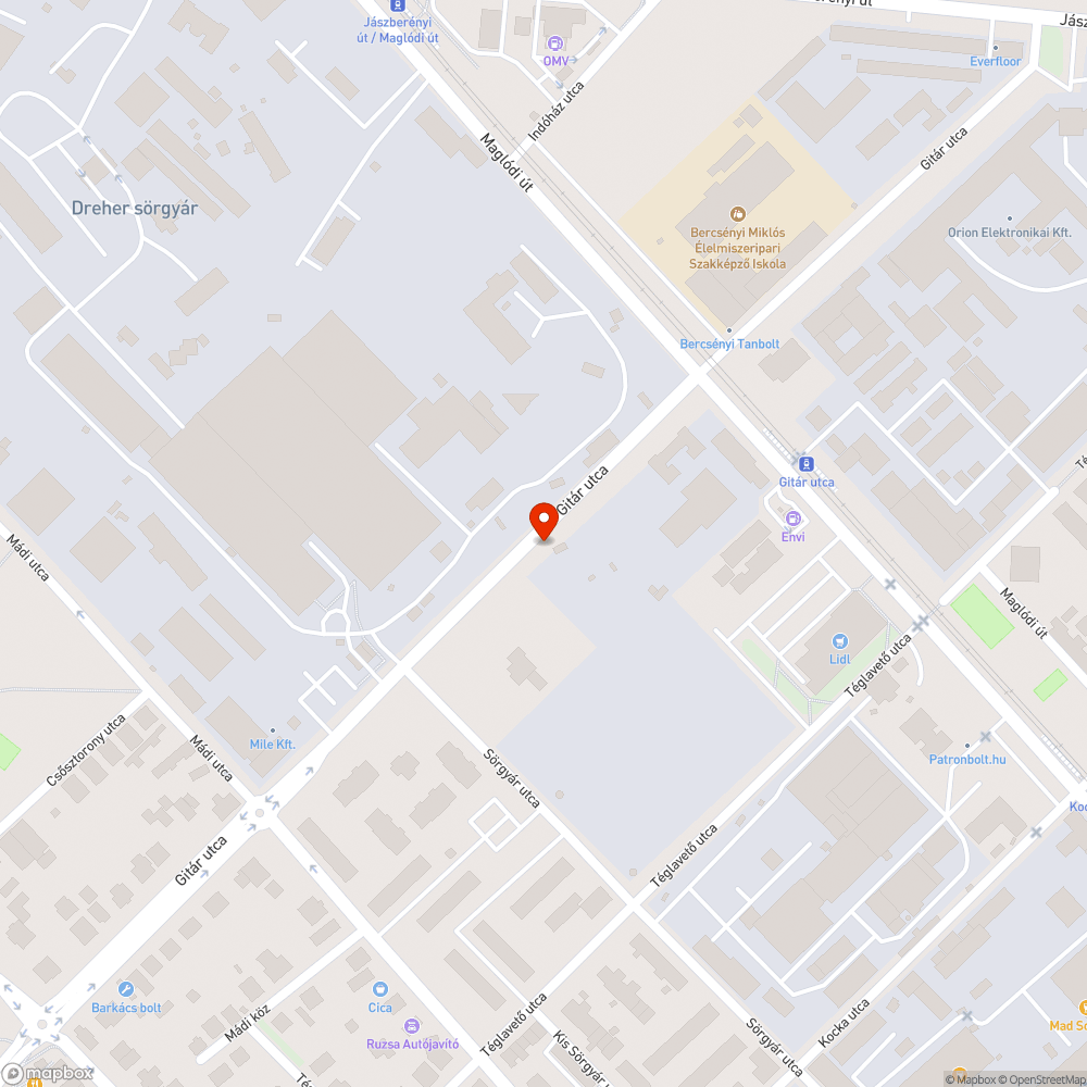 Szemét bejelentés helye