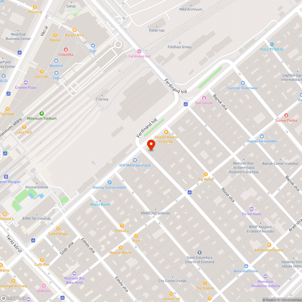 Izabella utca Podmaniczky feloli resze bejelentés helye