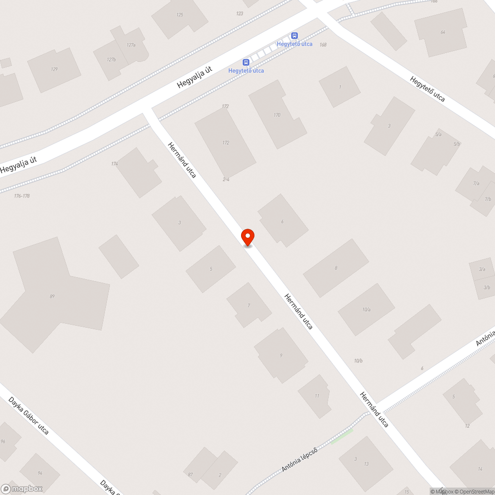 Befejezetlen bejelentés helye