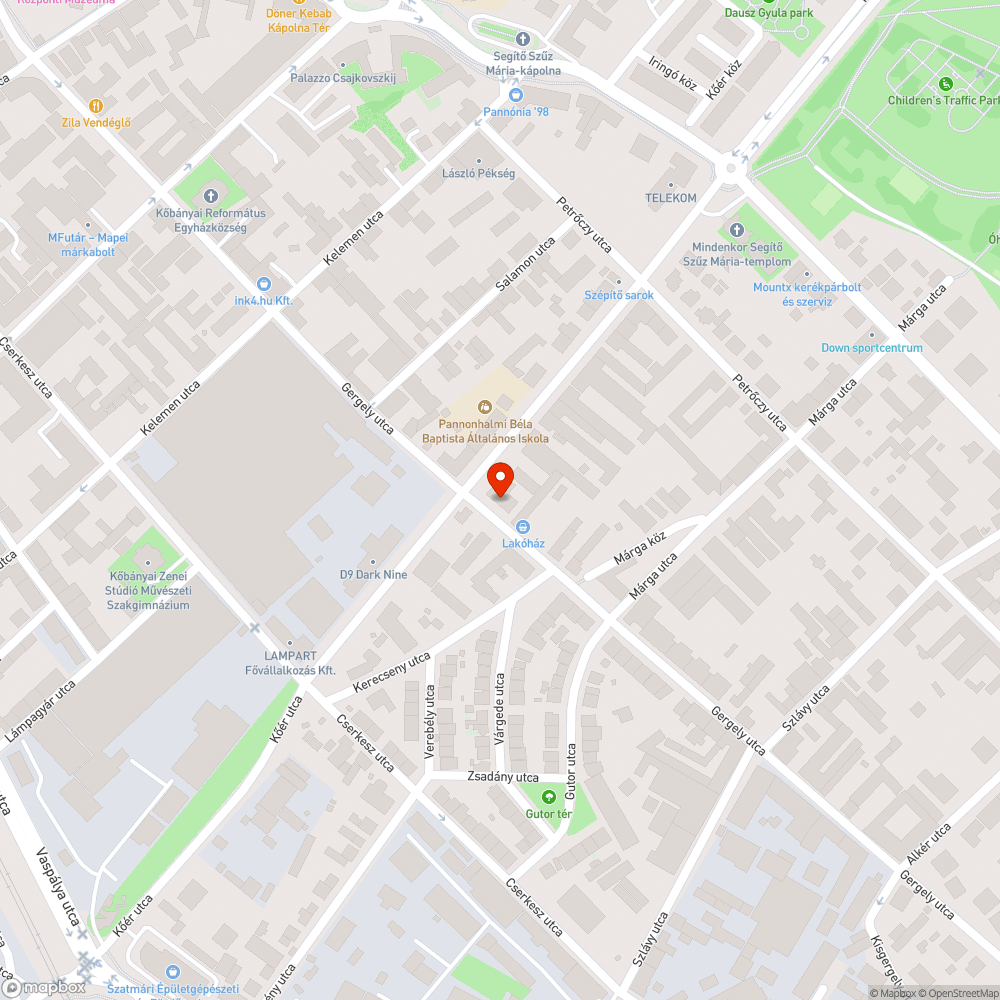 Betőrt üveg a telefonfülkén bejelentés helye