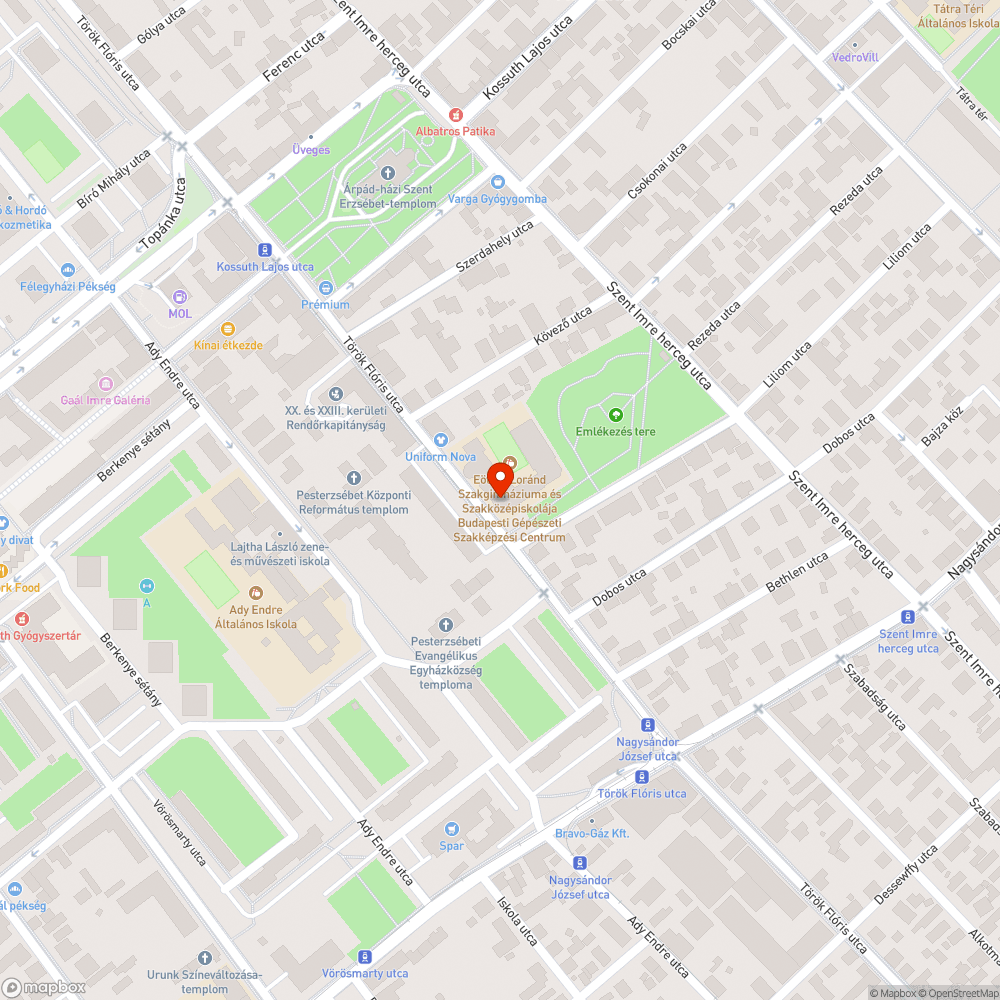 Ismeretlen közmű fedél megsüllyedt bejelentés helye