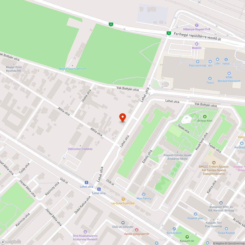 Megsüllyedt fedlap bejelentés helye