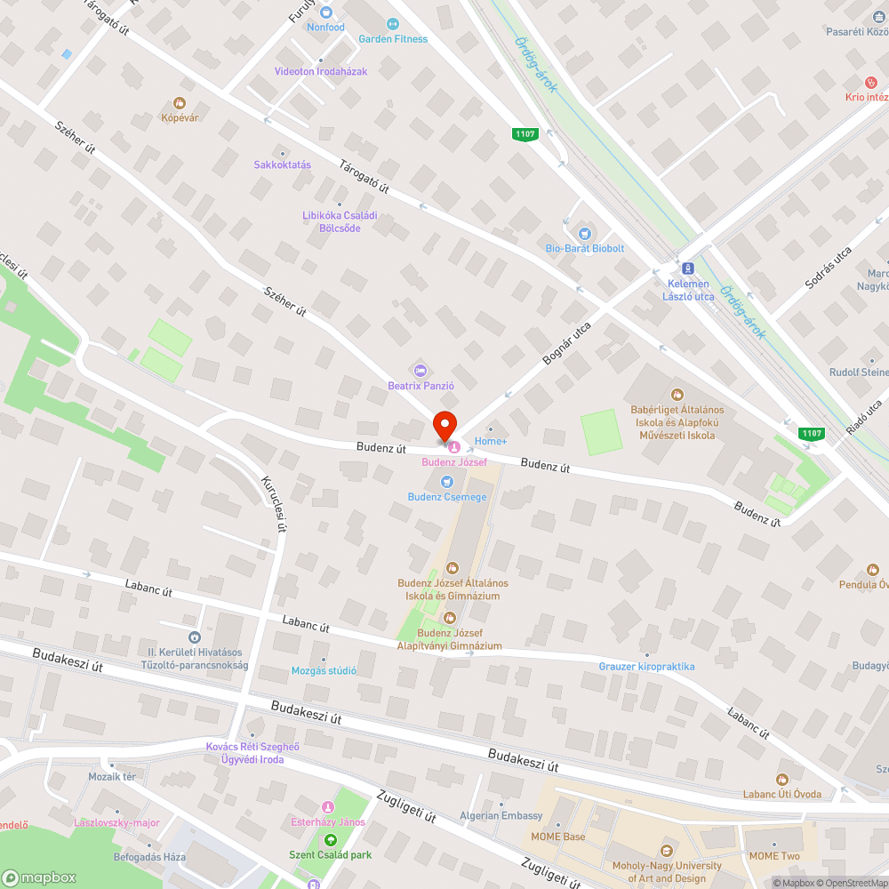 Megdőlt tábla bejelentés helye