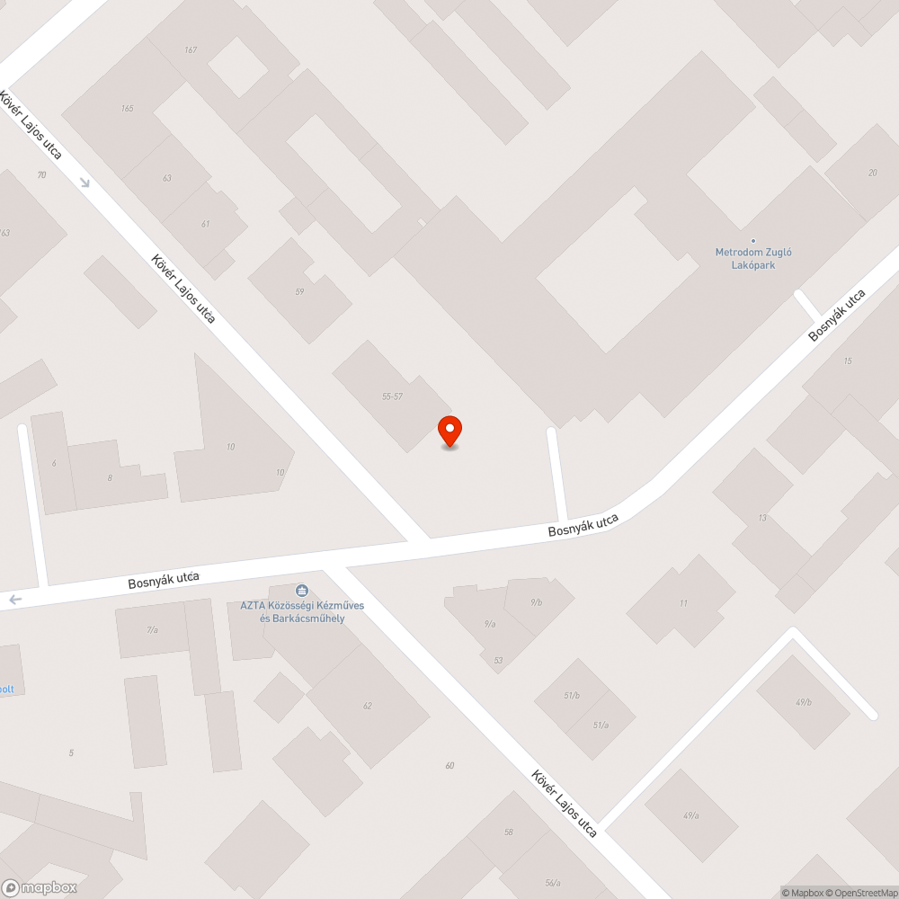 Üvegtábla és törmelék a közterületen bejelentés helye