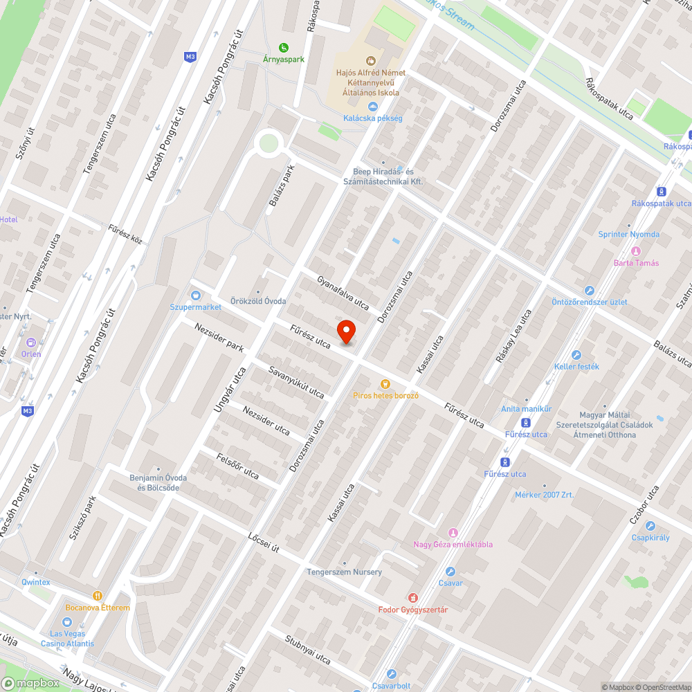 Egyre mélyülő kátyú az út kellős közepén bejelentés helye