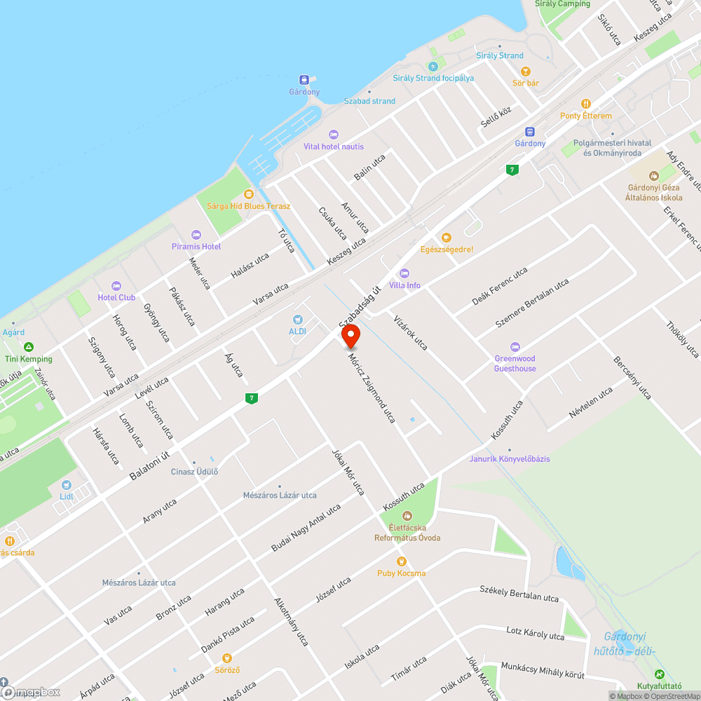 Lámpatest bejelentés helye