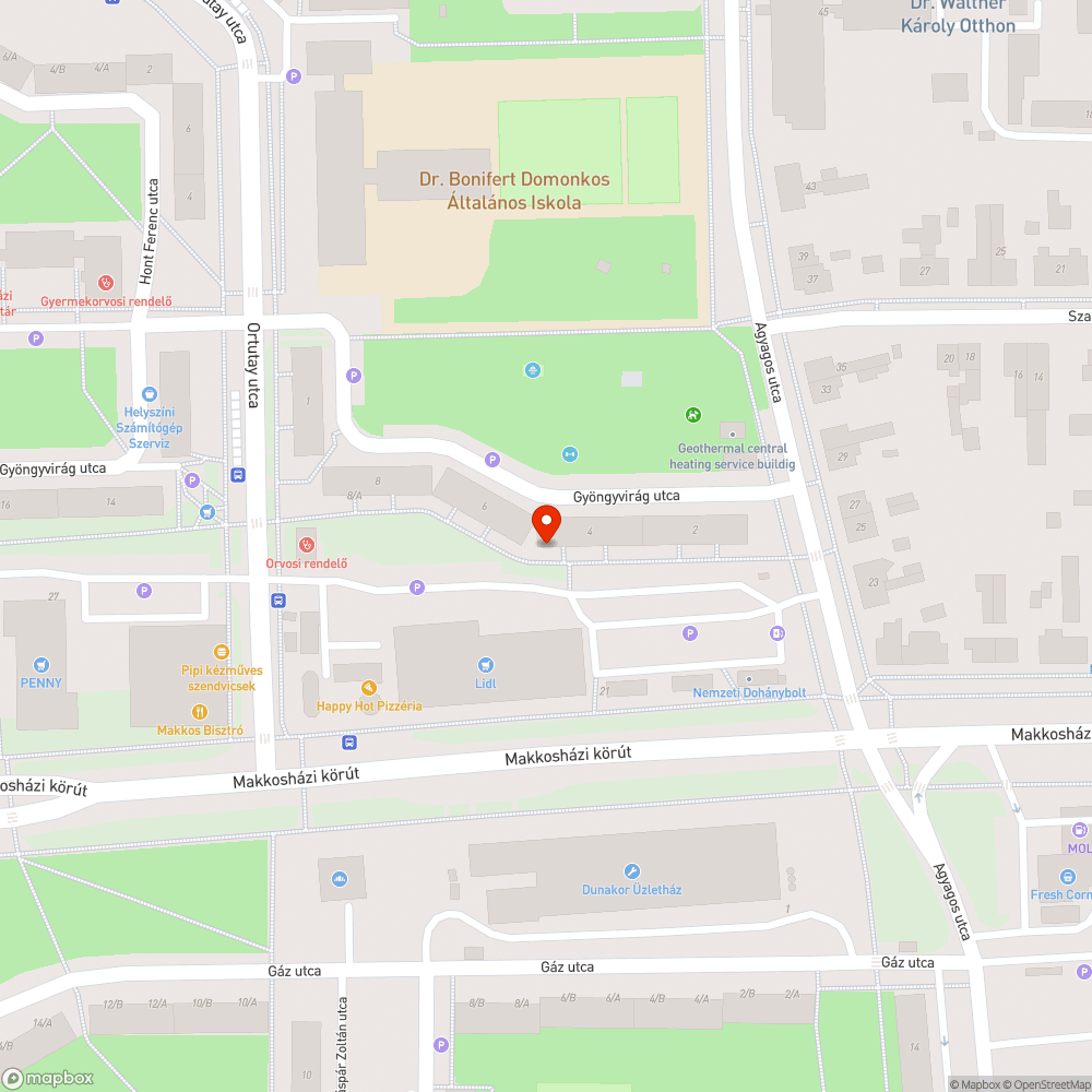 Megszűnt üzlet ittfelejtett táblái - Gyöngyvirág u. 4/a. bejelentés helye