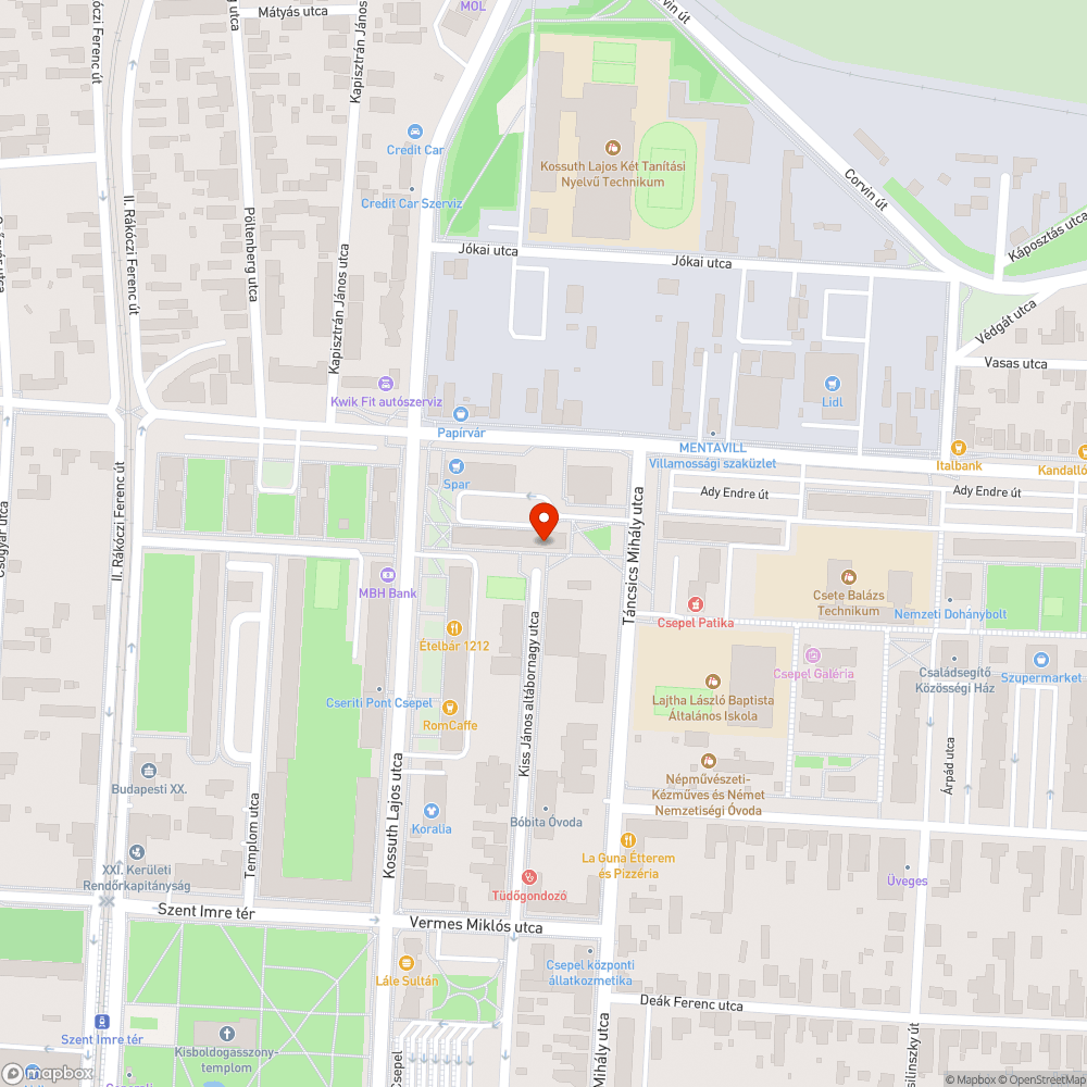 2,5 éve lejárt műszakival bejelentés helye