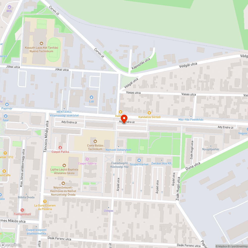 Nincs közvilágítás bejelentés helye