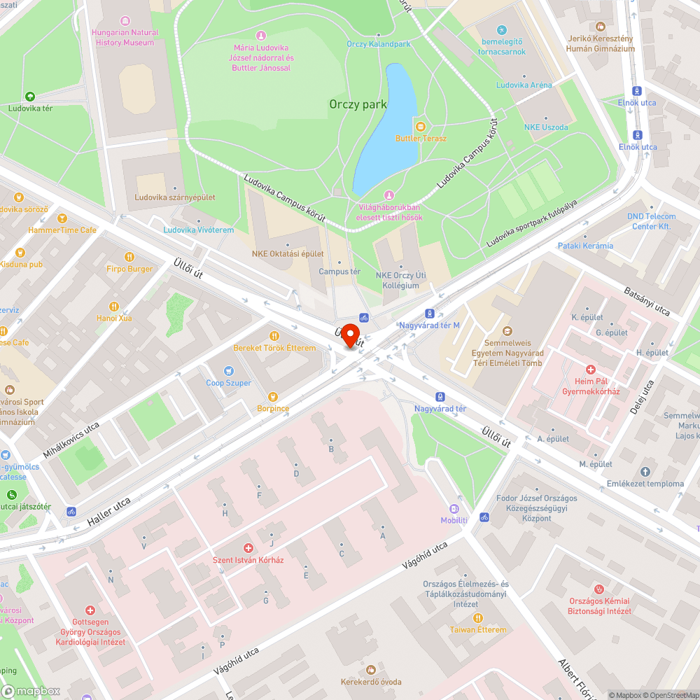 Nagyvárad téri őrület bejelentés helye