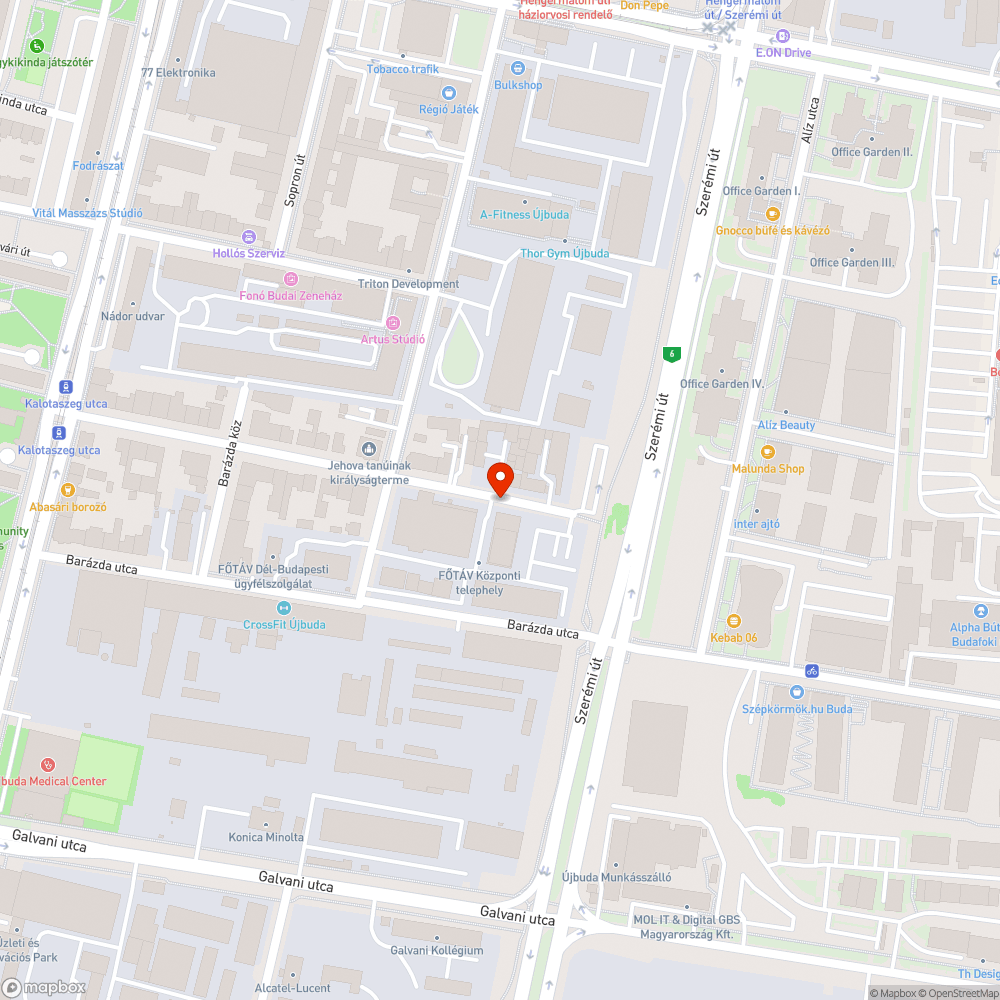 1116. Kalotaszeg 36. Felpúposodott aszfalt bejelentés helye