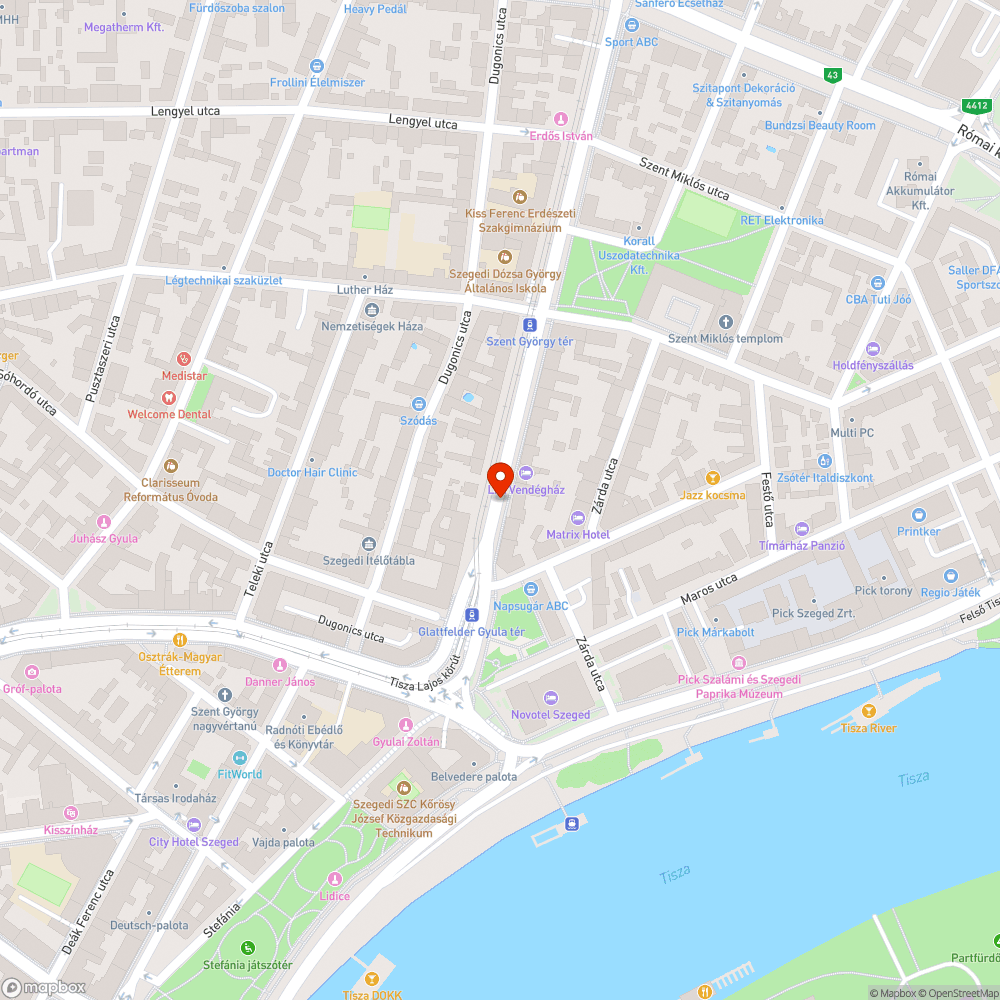 Leszakadt szemetes - József A. sgt. 7. bejelentés helye