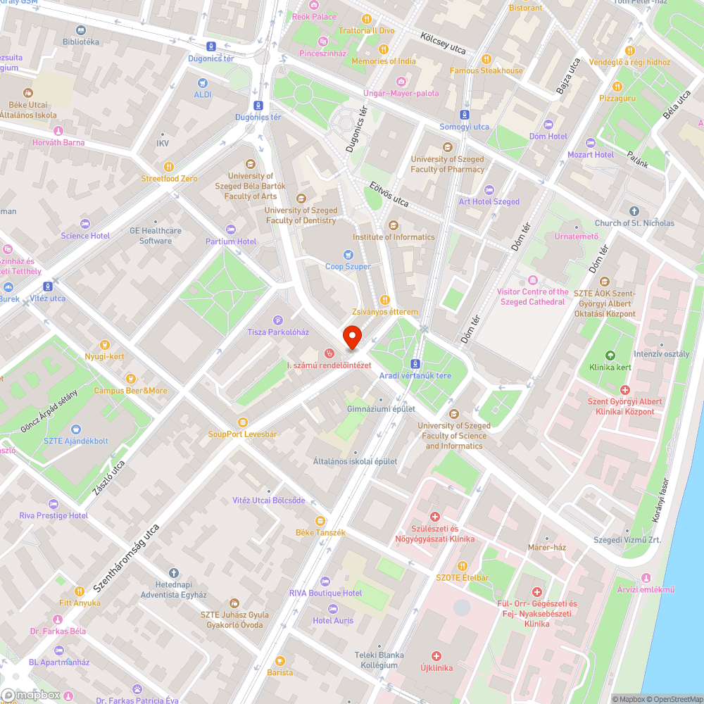 Kidöntött poller - Szentháromság u. 1. bejelentés helye