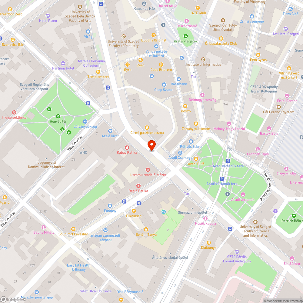 Elhagyott tábla - Tisza L. krt. 78. bejelentés helye